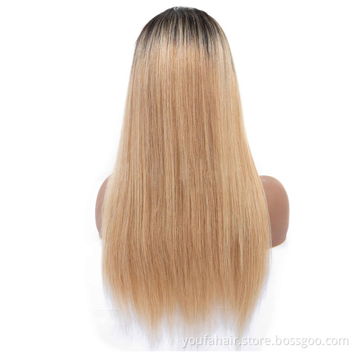 Ombre 1B Gray 100% Virgin Human Hair Wigs Cuticle Aligned Straight Hair Brazilian 4x4 5x5 6x6 Closures Swiss Lace Wig Vendors